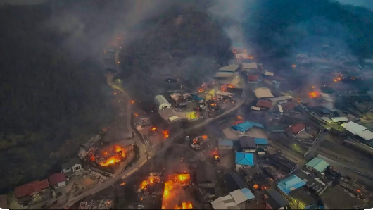 Korban Tewas Kebakaran Hutan di Korsel 24 Orang, 27 Ribu Warga Mengungsi